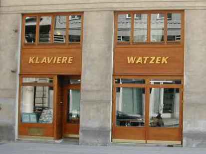 atelier de pianos Watzek, Neustiftgasse, Vienne Neubau